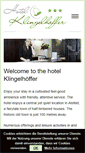 Mobile Screenshot of hotel-klingelhoeffer.de